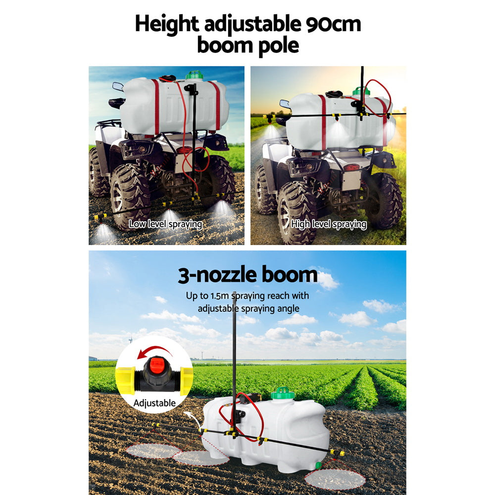 Giantz 100L Garden Weed Sprayer 1.5M Boom Adjustable Nozzle