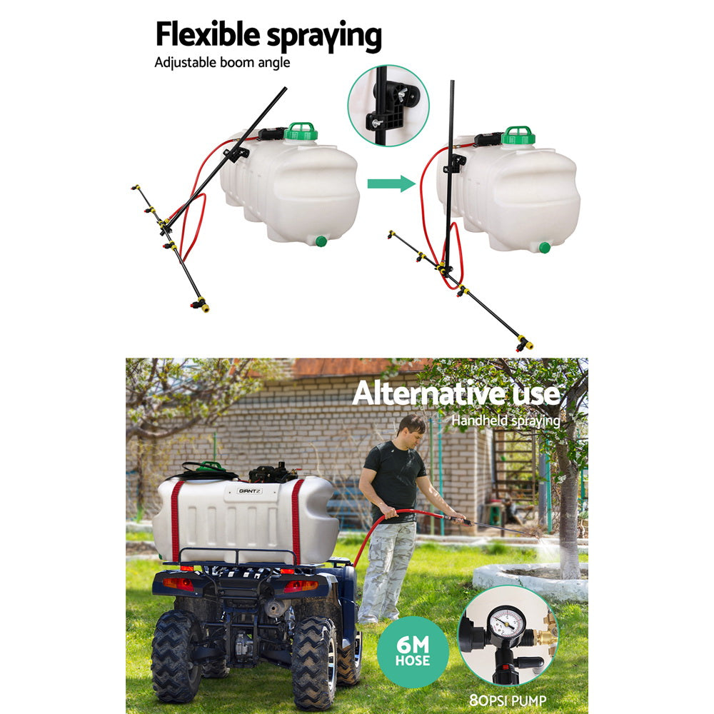 Giantz 100L Garden Weed Sprayer 1.5M Boom Adjustable Nozzle