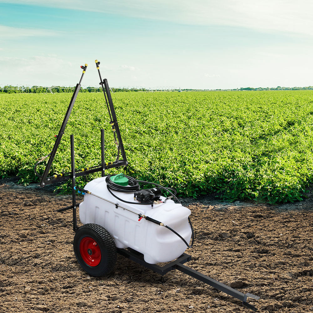 Giantz 100L Trailer Weed Sprayer 3M Boom Garden Spray