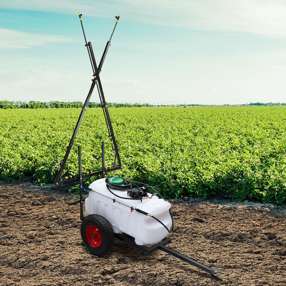 Giantz 100L Weed Sprayer Trailer with 5m Boom
