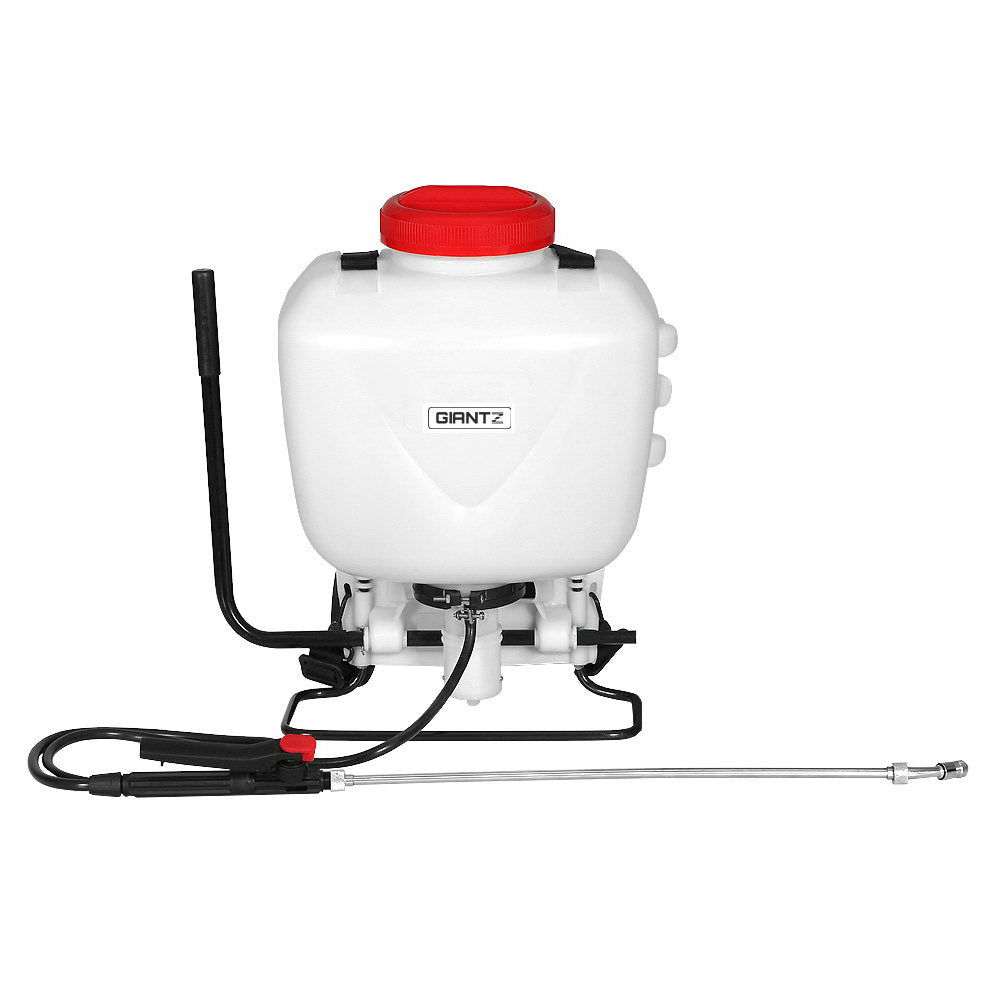 Giantz 15L Backpack Garden Sprayer White/Red