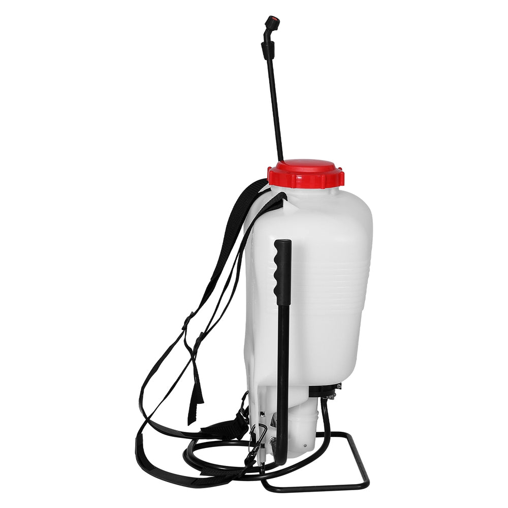 Giantz 15L Backpack Weed Sprayer Plastic White/Red