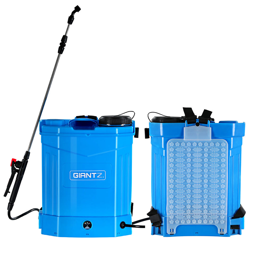 Giantz 16L Electric Backpack Weed Sprayer Blue