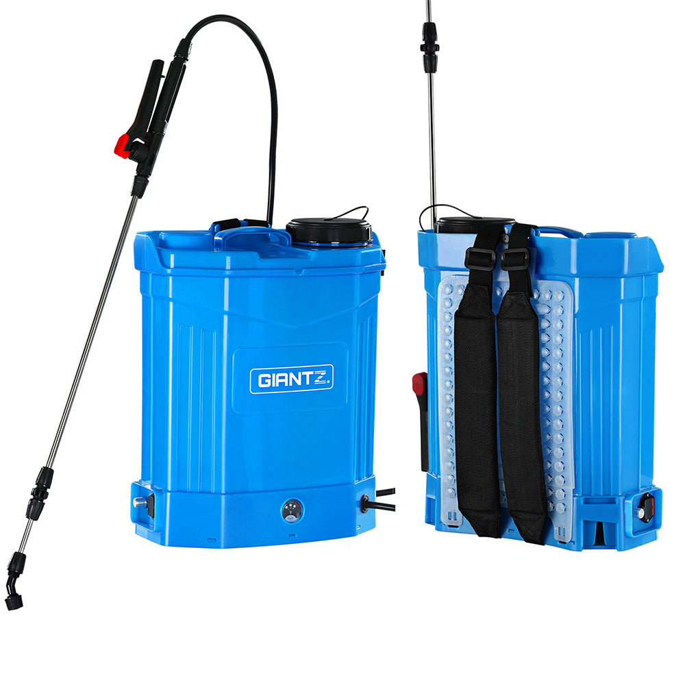 Giantz 16L Electric Backpack Weed Sprayer Blue