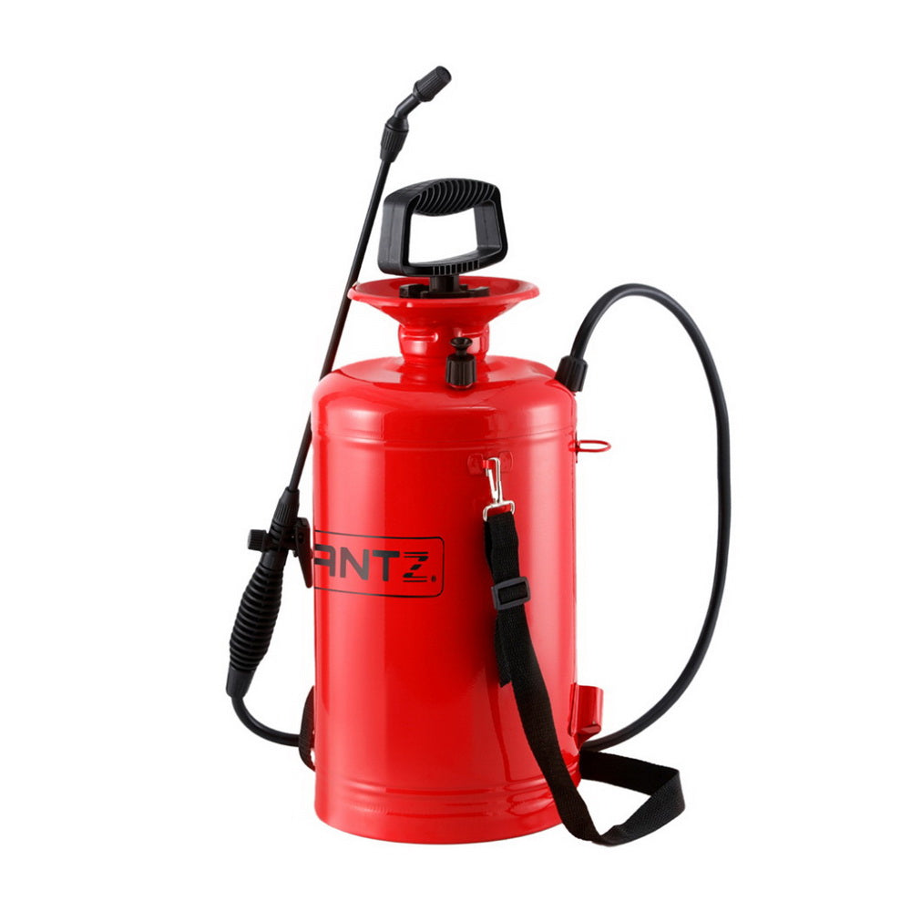 Giantz 7L Metal Pressure Sprayer Red