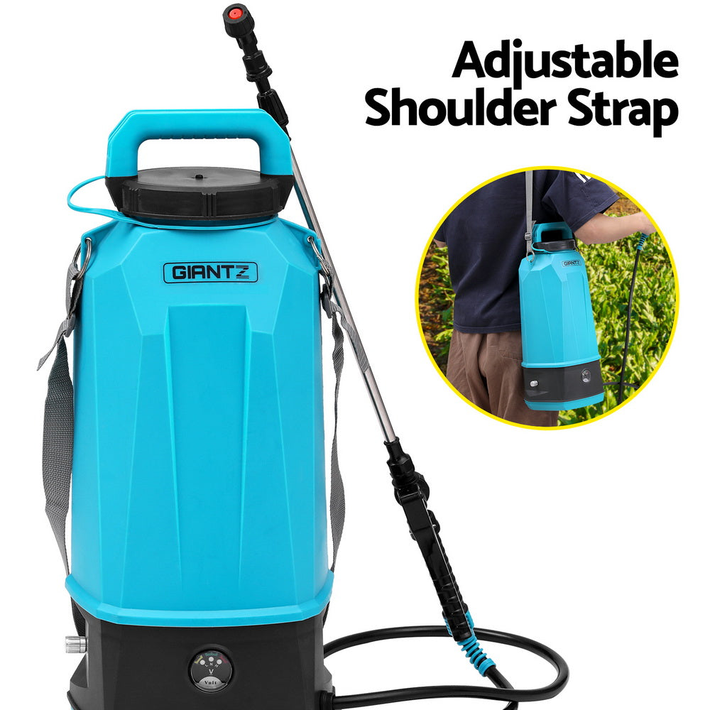 Giantz 8L Electric Weed Sprayer Blue Shoulder Pesticide
