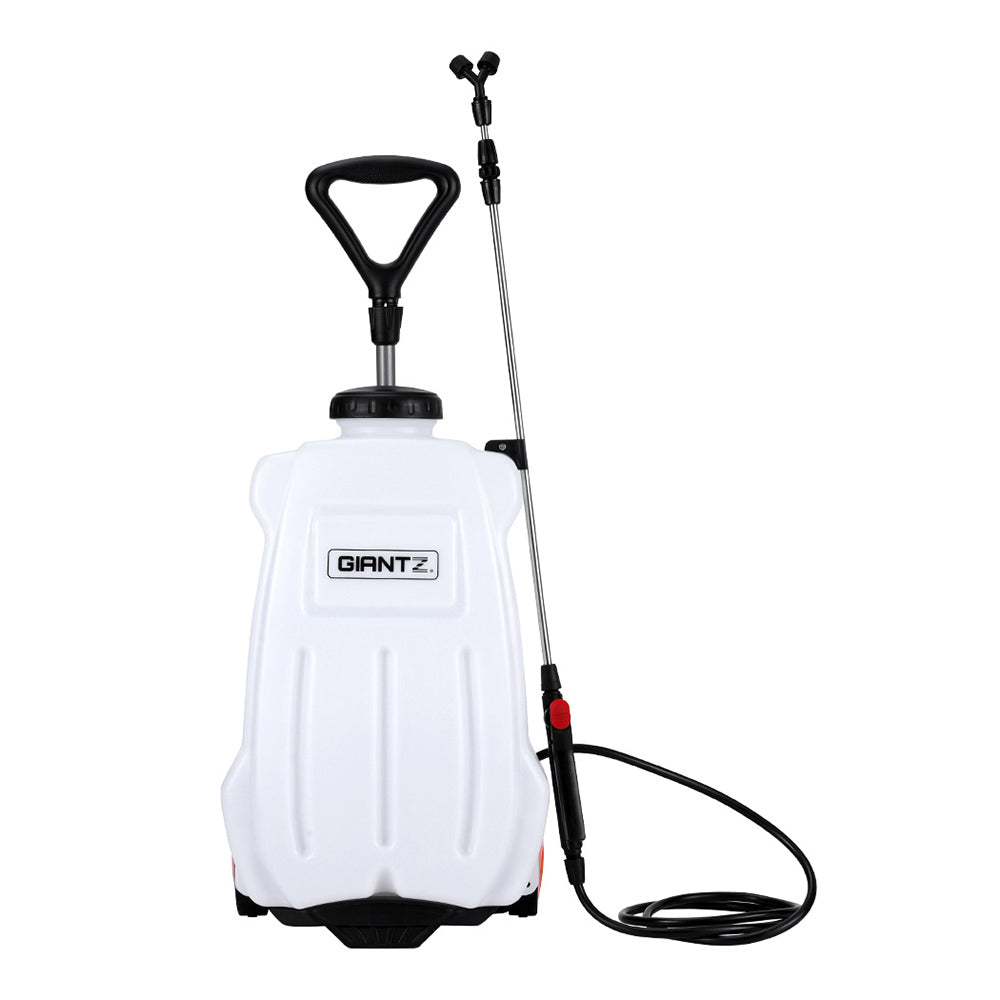 Giantz 20L Electric Backpack Trolley Weed Sprayer White/Black