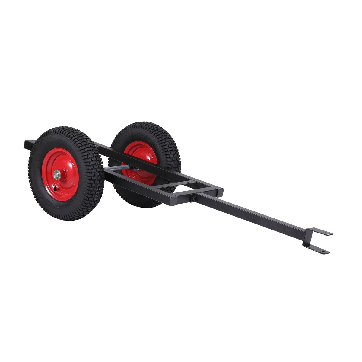 Giantz ATV Garden Trailer 150kg Ride On Mower Tow Behind Cart Black