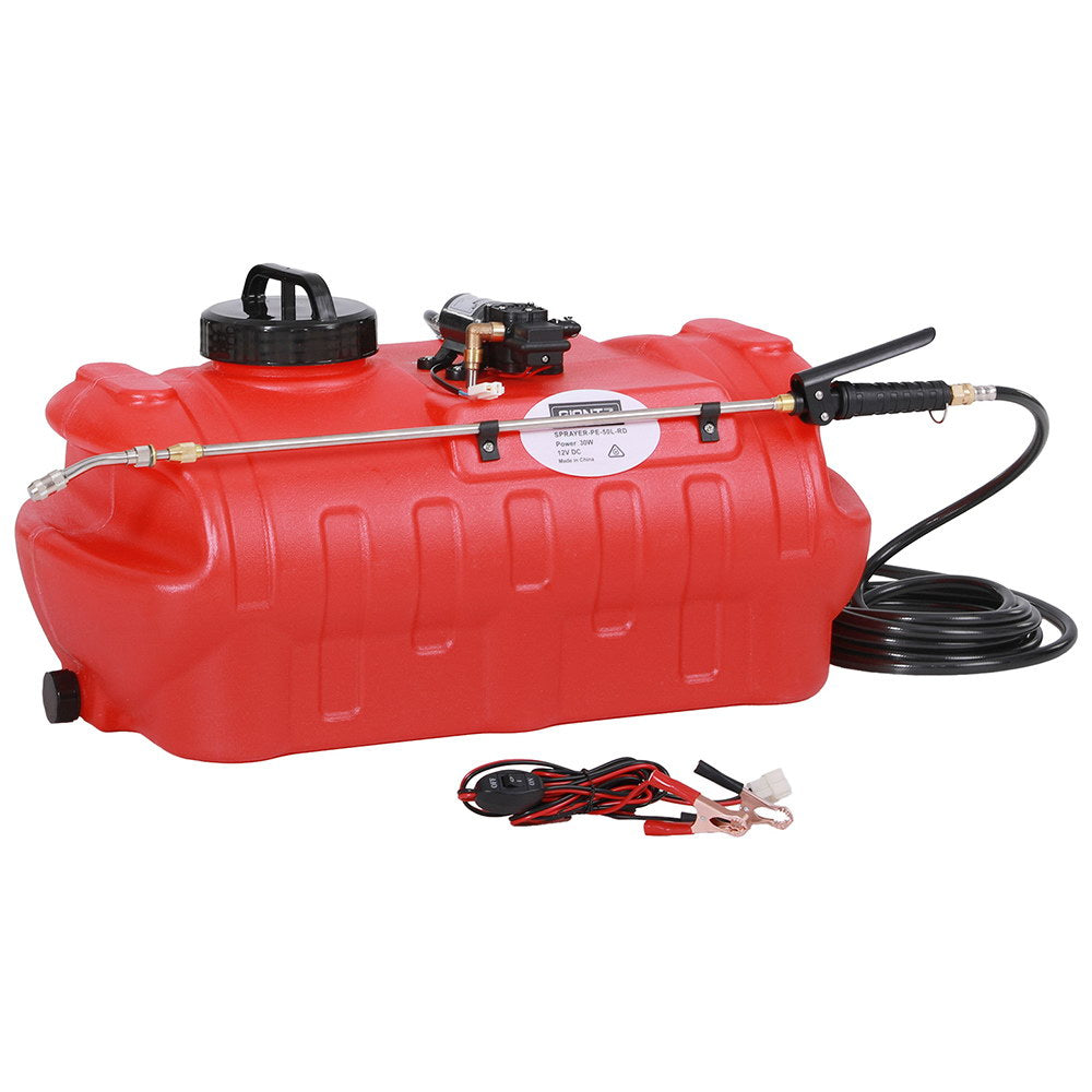 Giantz 50L ATV Weed Sprayer Boom Pump Red/Black