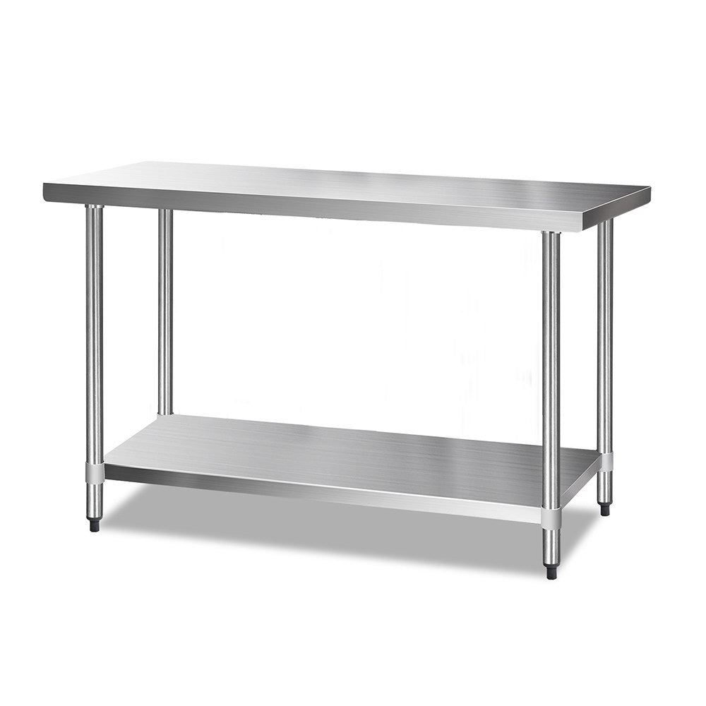 Cefito 1524x610mm Stainless Steel Kitchen Bench 304 Commercial Grade