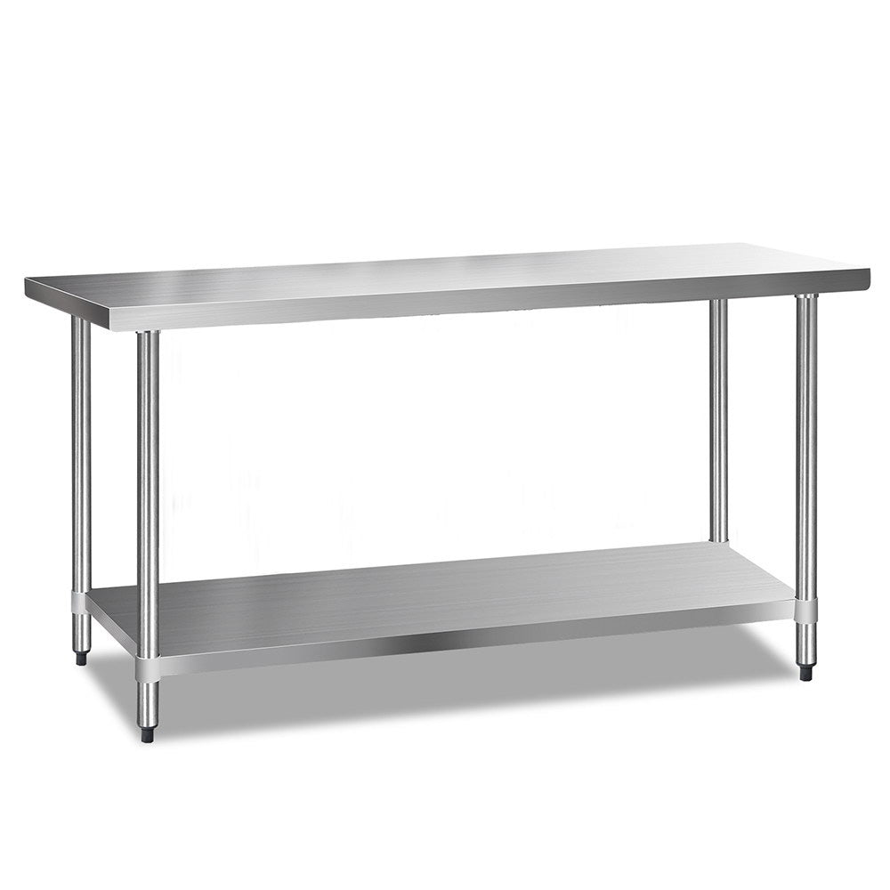 Cefito 1829x610mm Stainless Steel Kitchen Bench 304 Commercial Grade