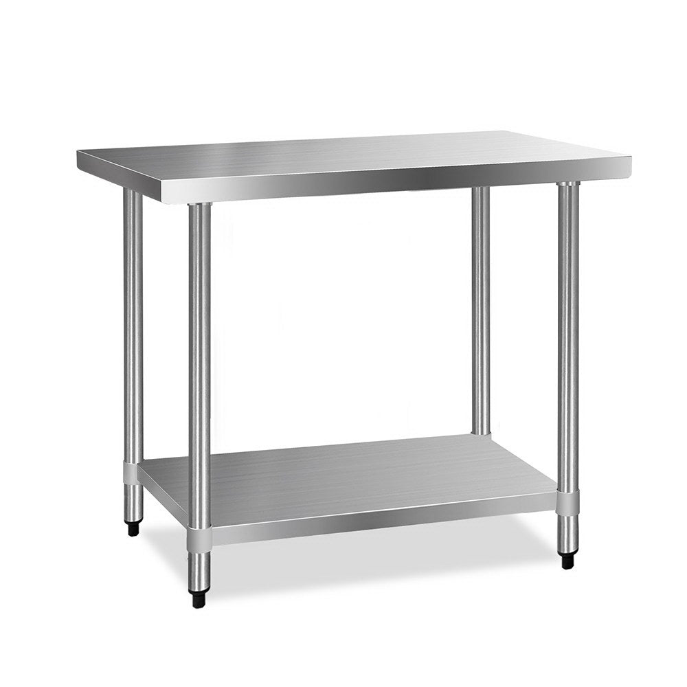 Cefito 1219x610mm Stainless Steel Kitchen Bench Heavy Duty