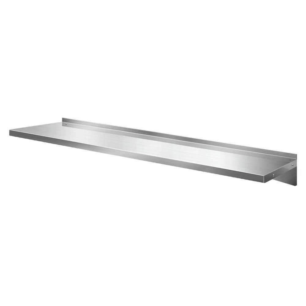 Cefito 1800mm Stainless Steel Wall Shelf Rack Silver