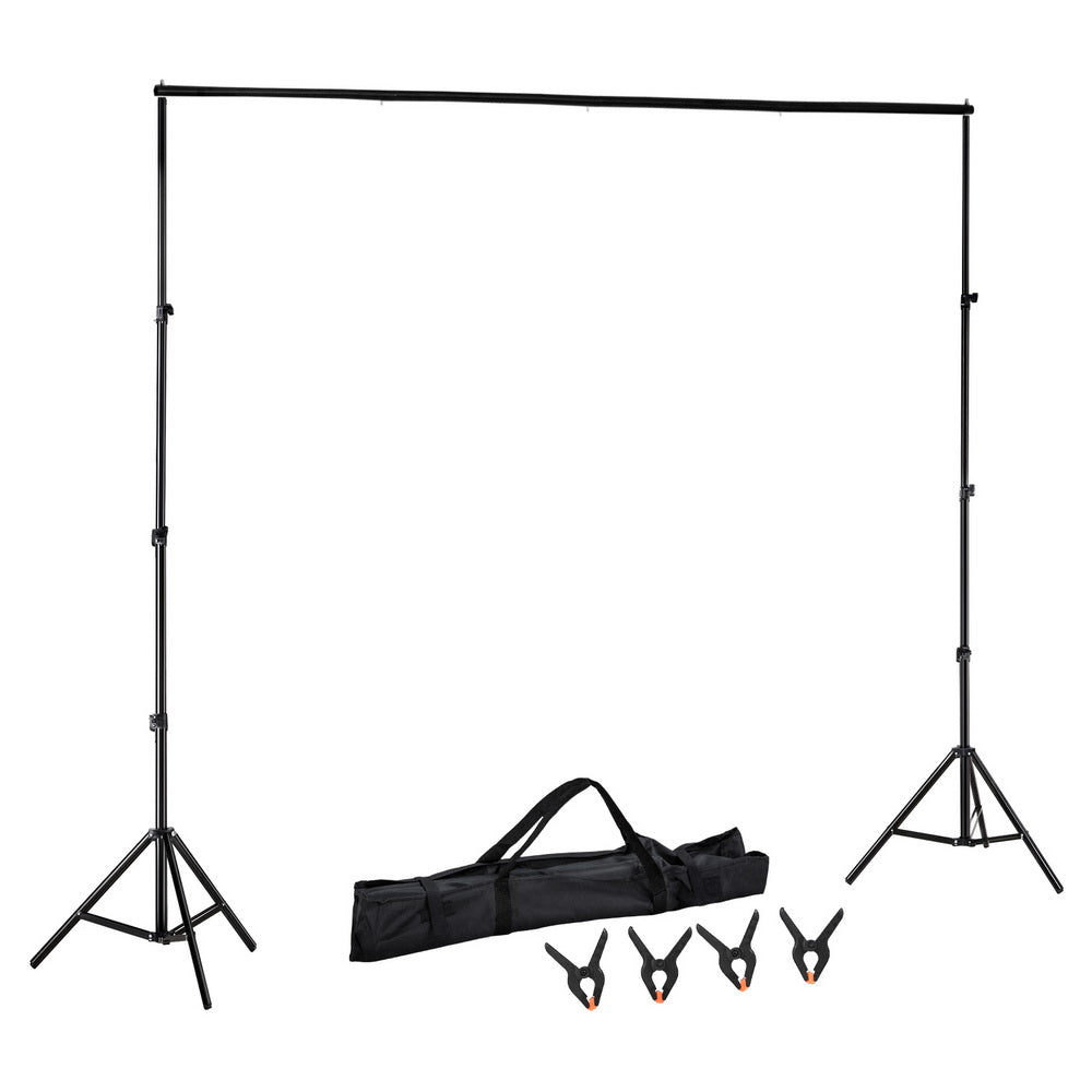 Photography Backdrop Stand Kit 2.5x3m Studio Screen Support Set