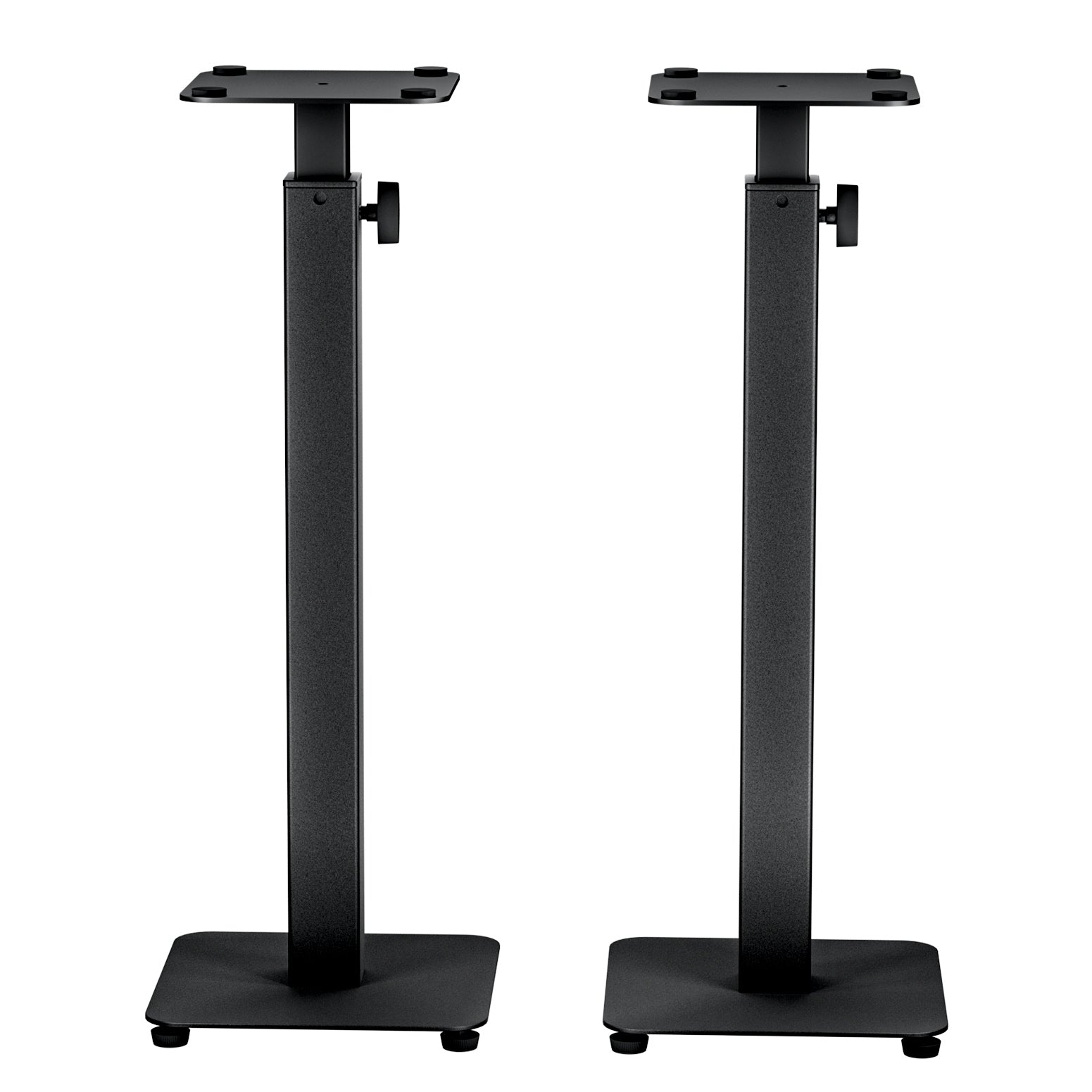 Alpha 70-117cm Adjustable Speaker Stands 2pcs Black