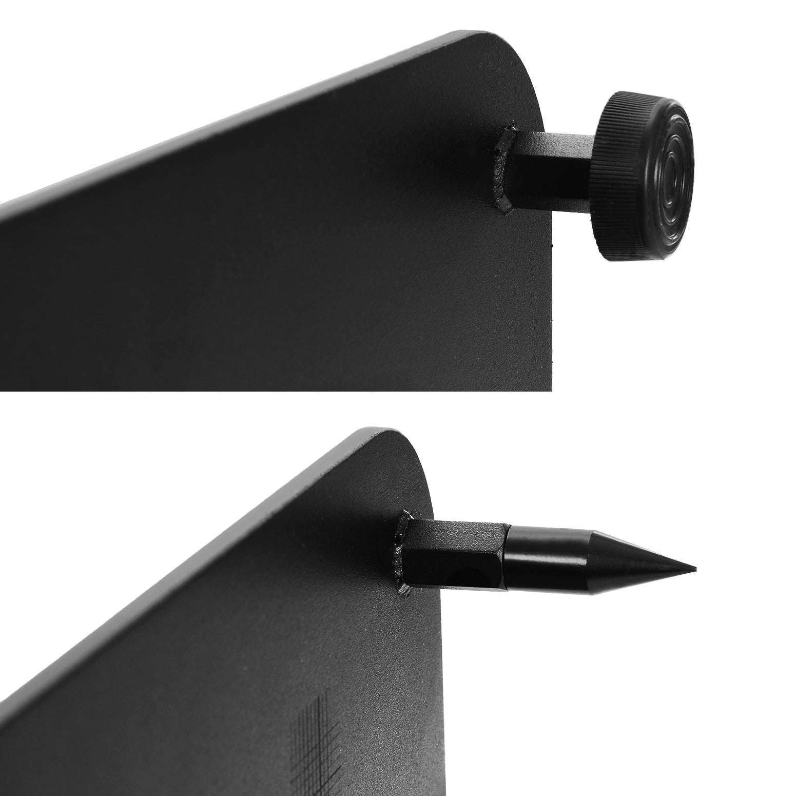 Alpha 70-117cm Adjustable Speaker Stands 2pcs Black