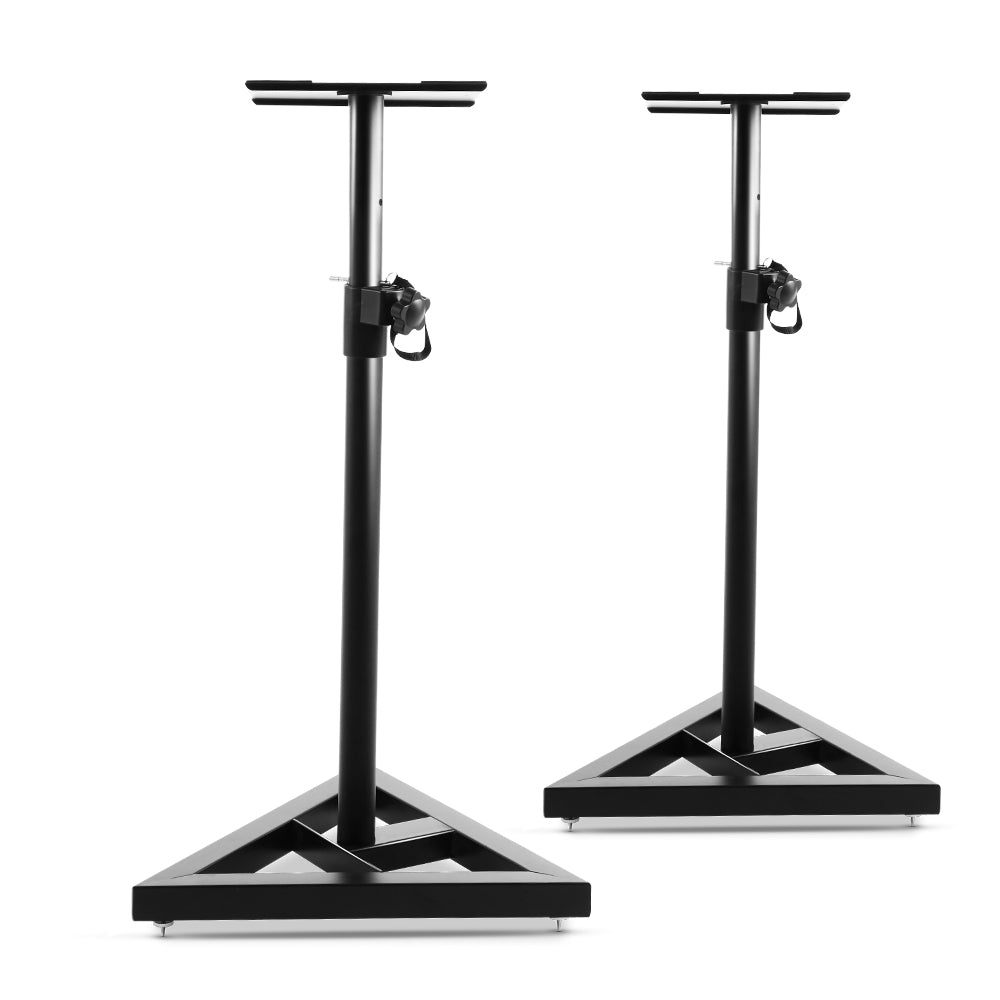 Alpha Adjustable Speaker Stands 67-120cm Black 2pcs