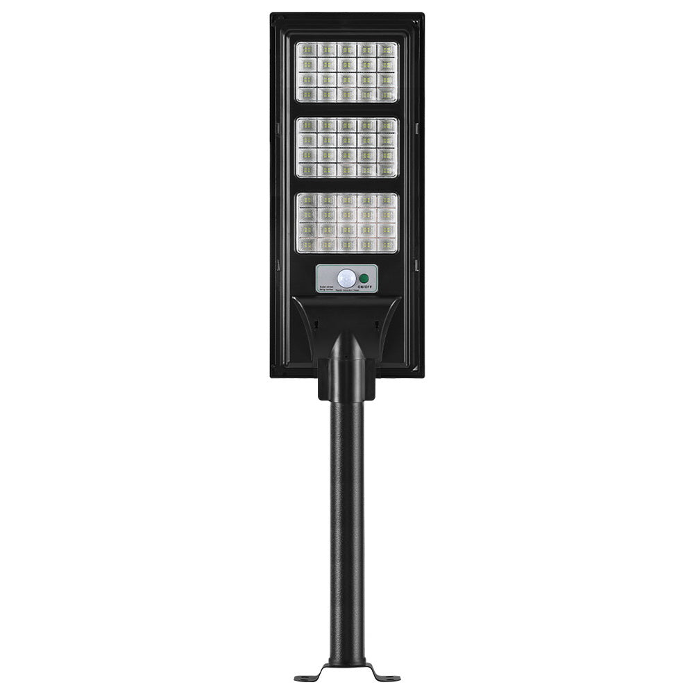 Leier 240 LED Solar Street Light Motion Sensor Remote Black