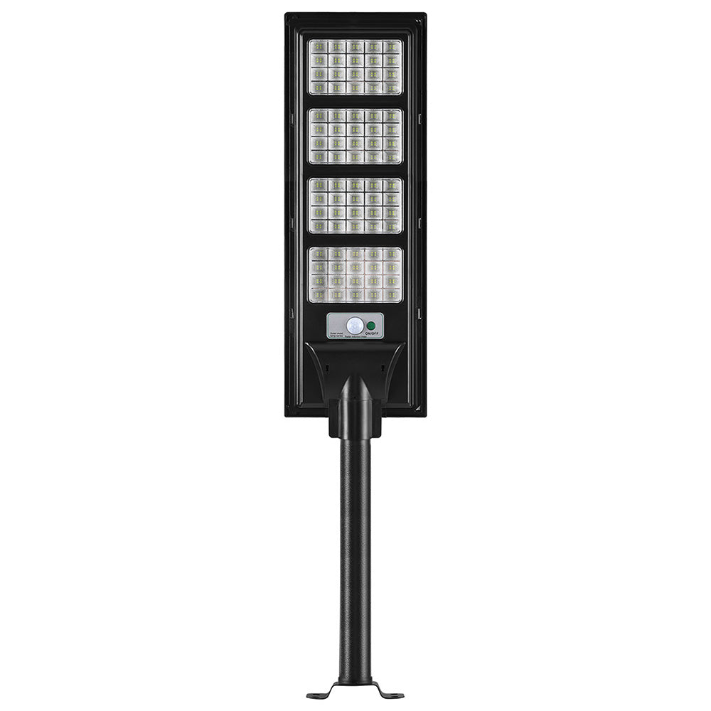Leier 320 LED Solar Street Light Motion Sensor Remote Black