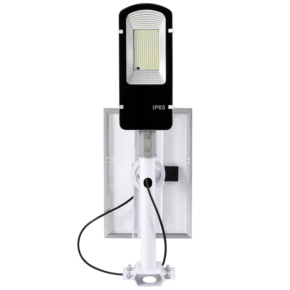 Leier 386 LED Solar Street Light Motion Sensor Remote Black