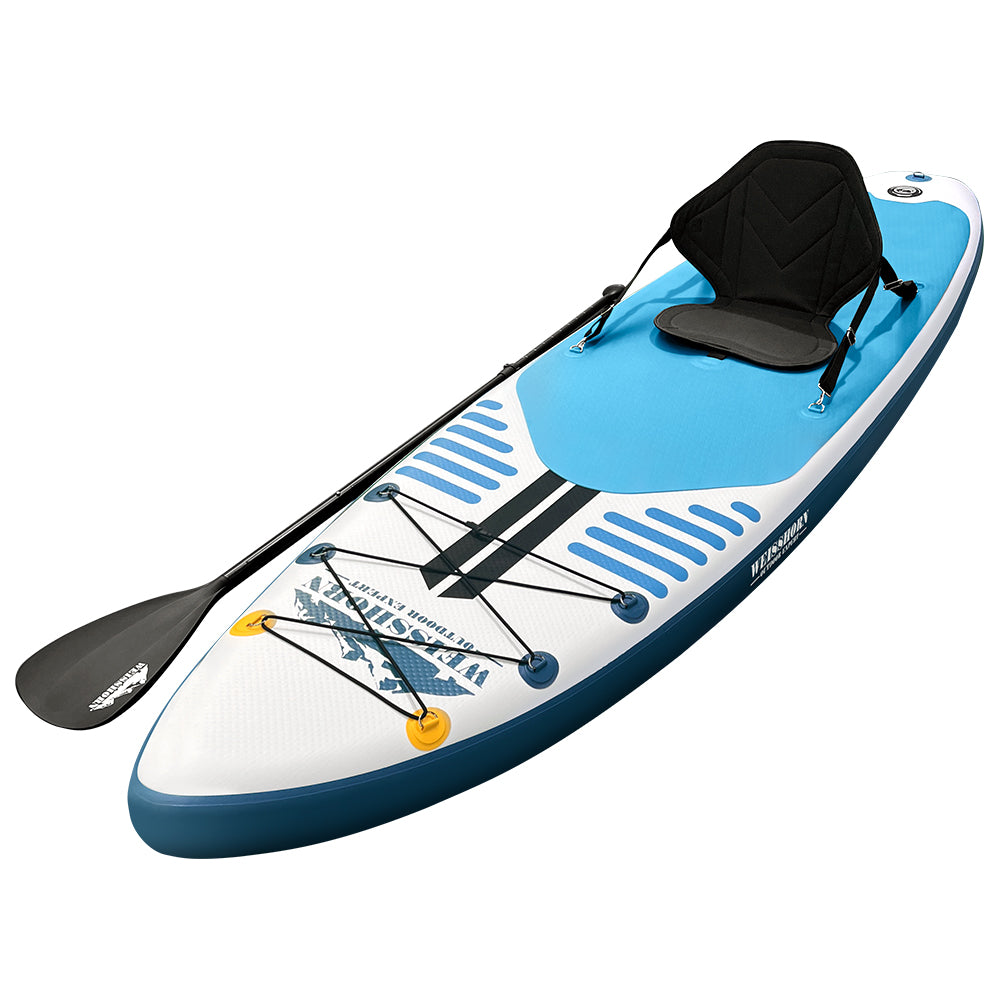 Weisshorn 10.6ft Inflatable Paddle Board Kayak Blue