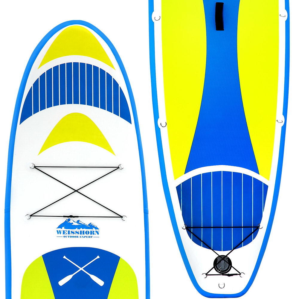 Weisshorn 11ft Inflatable Paddle Board SUP Kayak Yellow