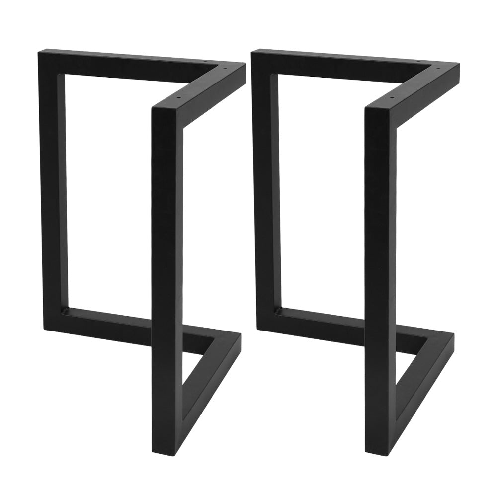 Artiss DIY Metal Table Legs 50x70cm Set Black