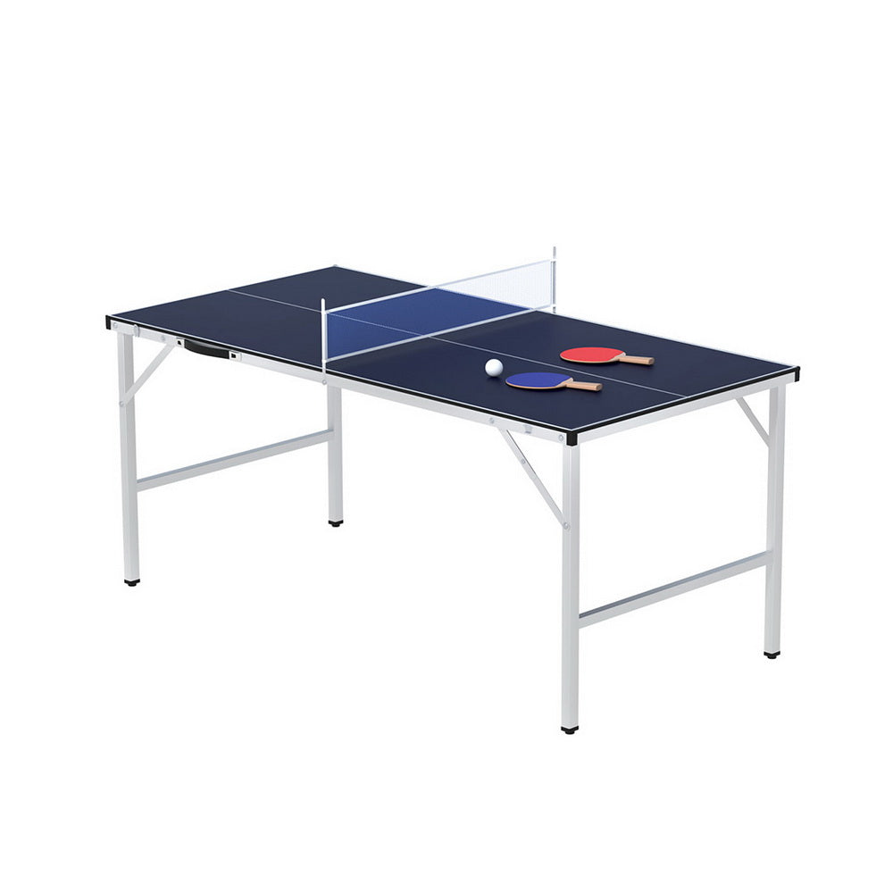 Everfit Portable Foldable Table Tennis Table Indoor Outdoor Blue