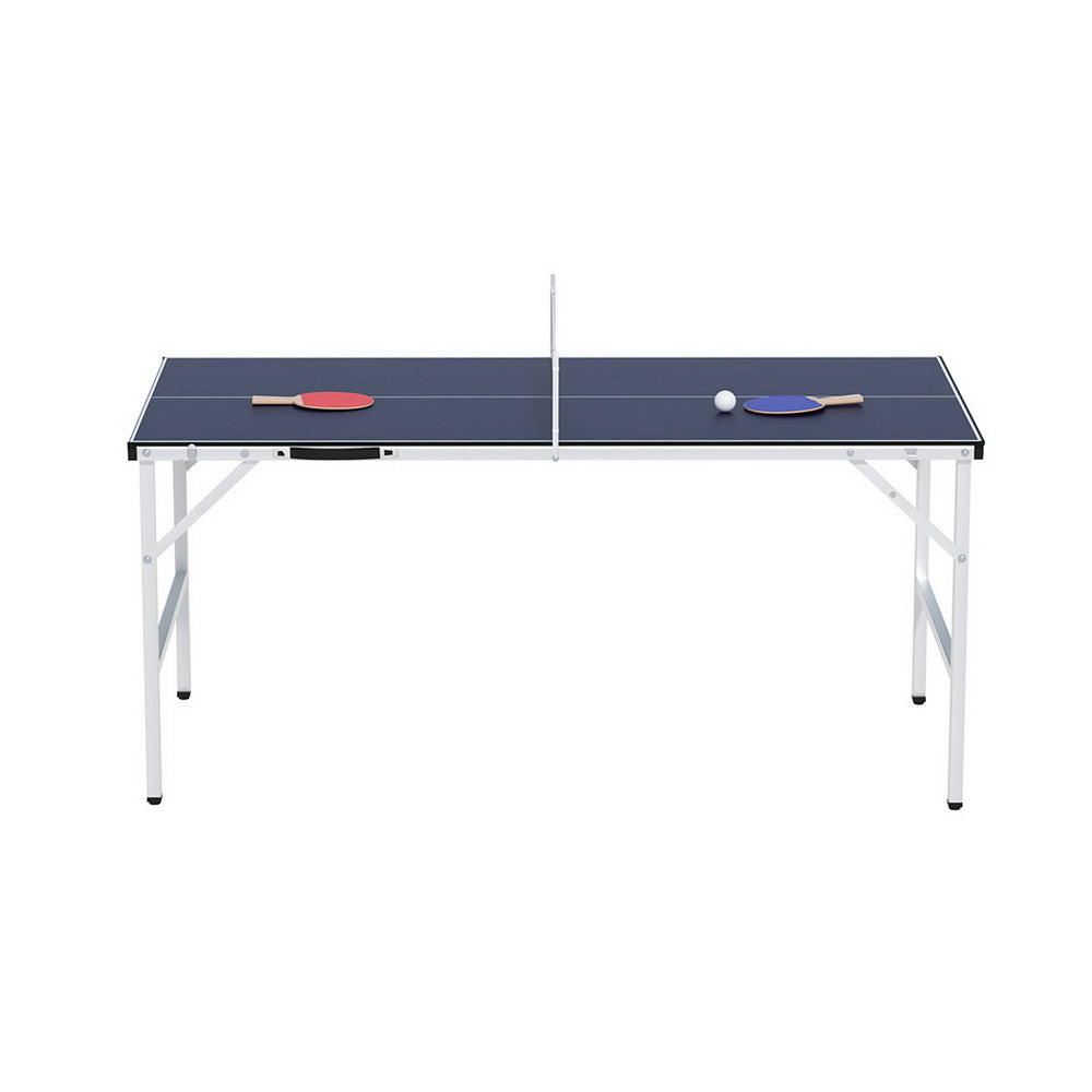 Everfit Portable Foldable Table Tennis Table Indoor Outdoor Blue