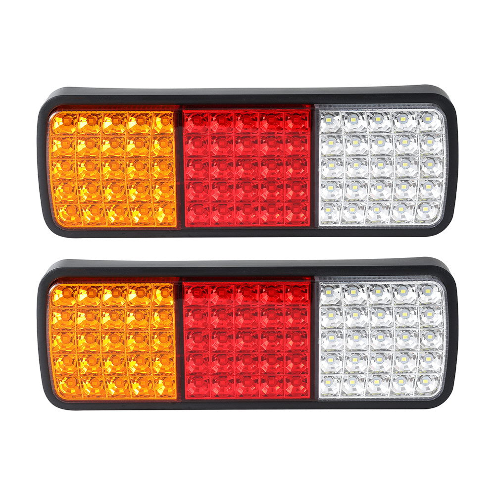 Giantz 75 LED Tail Lights Pair 12V Ute Trailer Caravan IP68 Waterproof