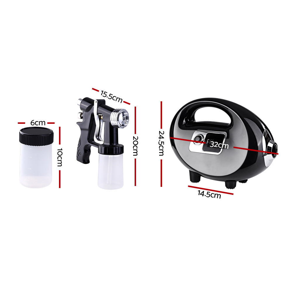 Alba Spray Tan Machine Kit HVLP System Black