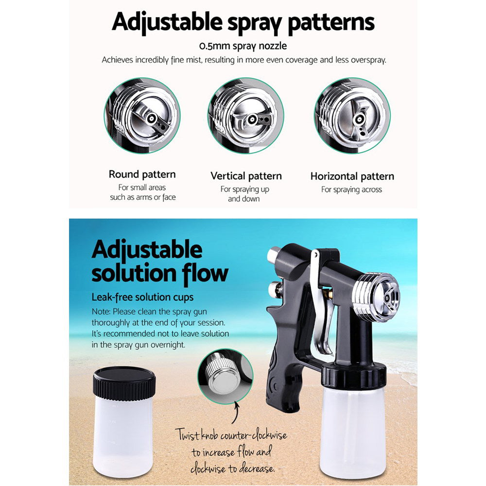 Professional HVLP Spray Tan Machine Kit Black