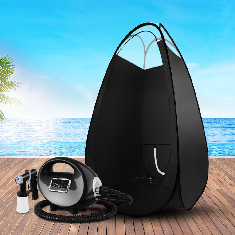 Alba 700W Spray Tan Machine Kit HVLP System Black