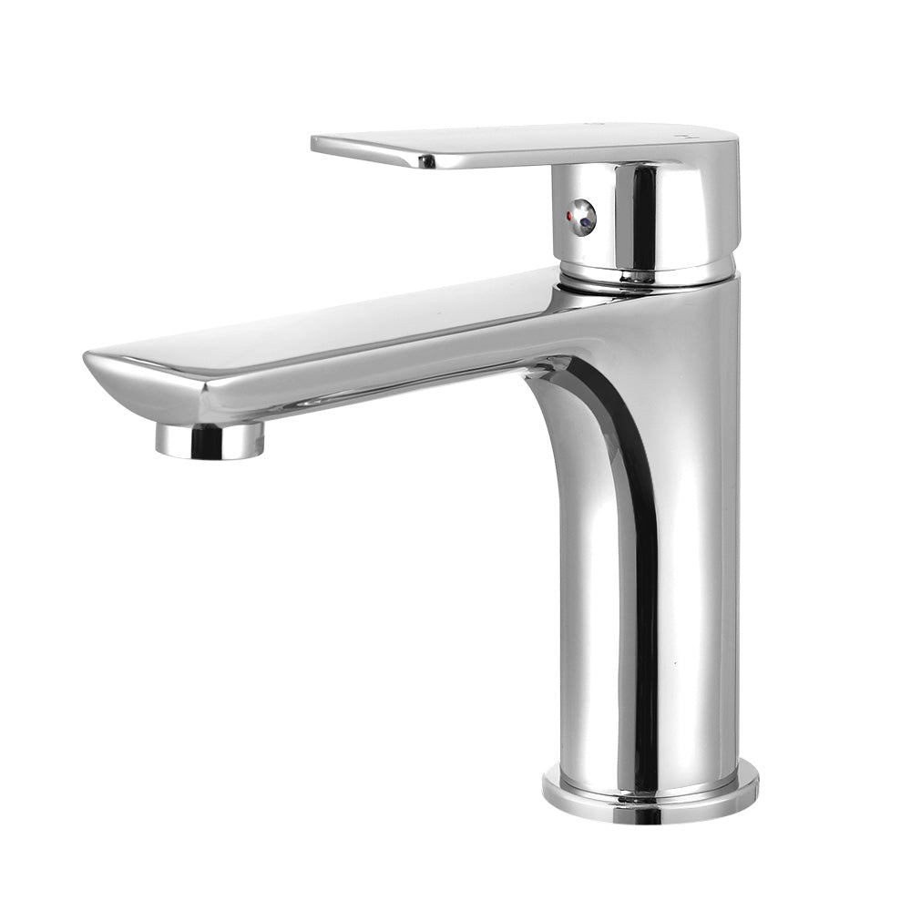 Chrome Brass Basin Mixer Tap Silver