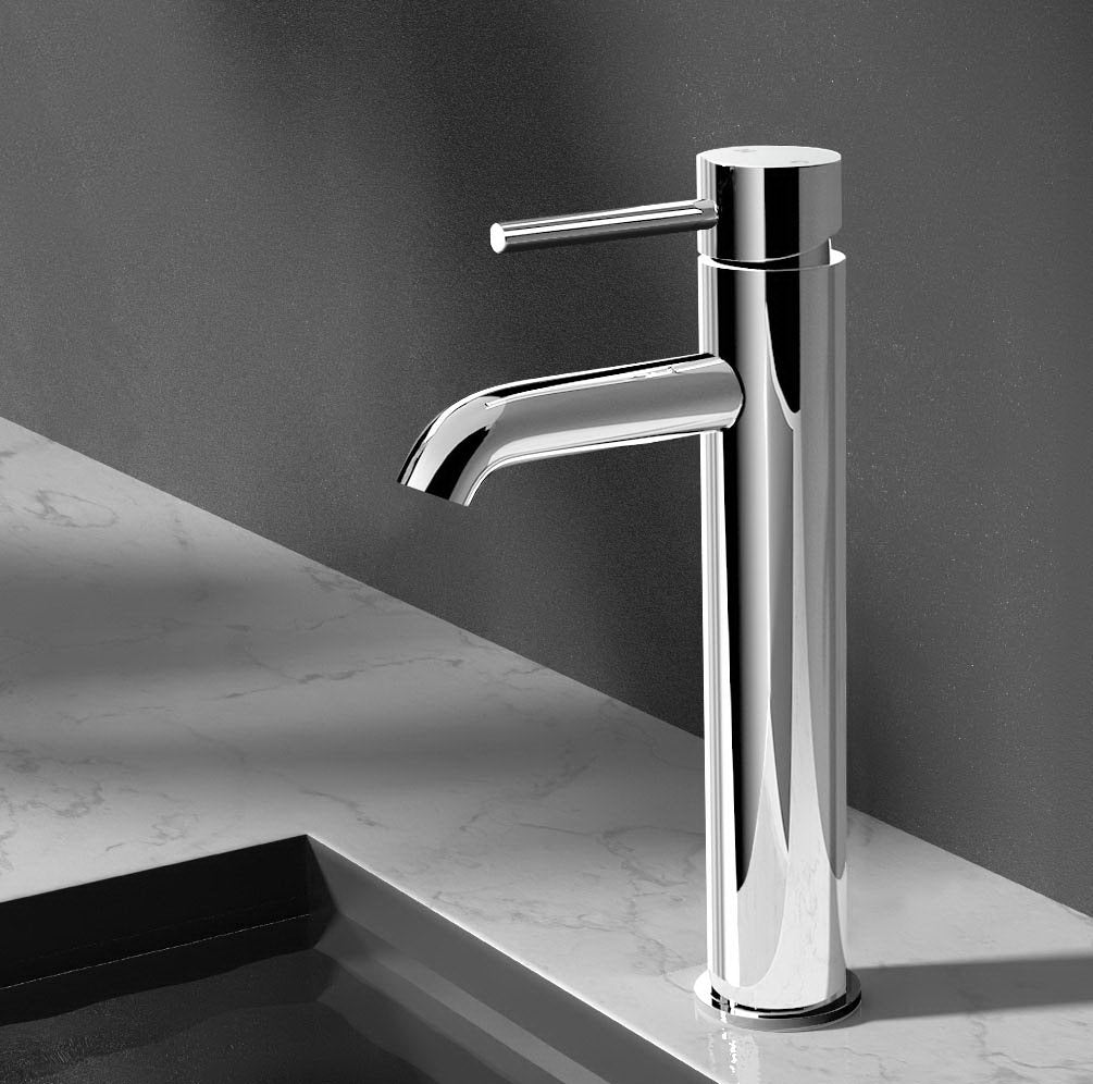 Cefito Tall Basin Mixer Tap Chrome Silver