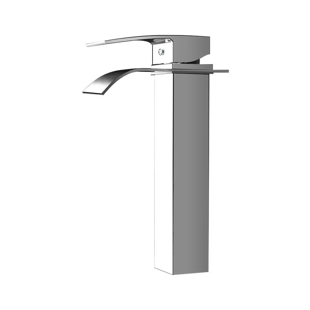 Cefito Tall Basin Mixer Tap Silver Chrome
