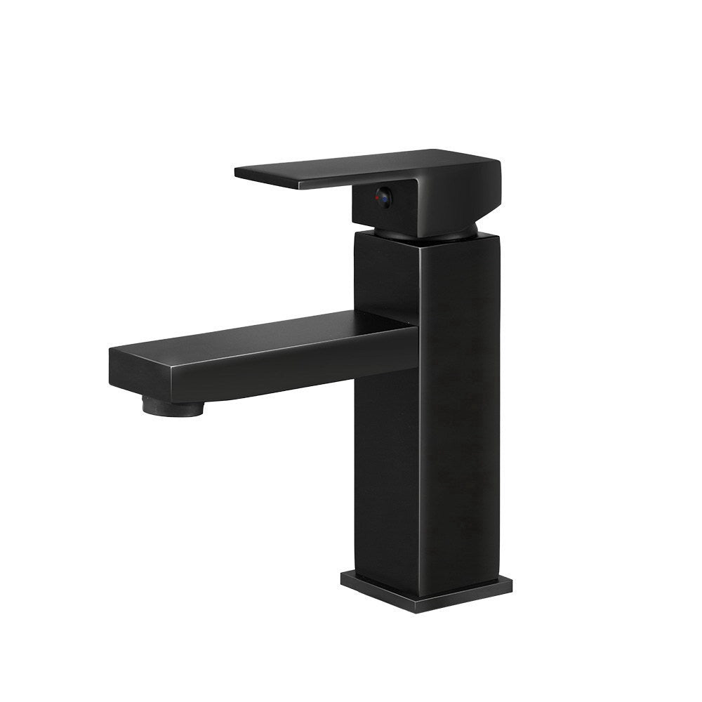Cefito Square Bathroom Basin Mixer Tap Vanity Black