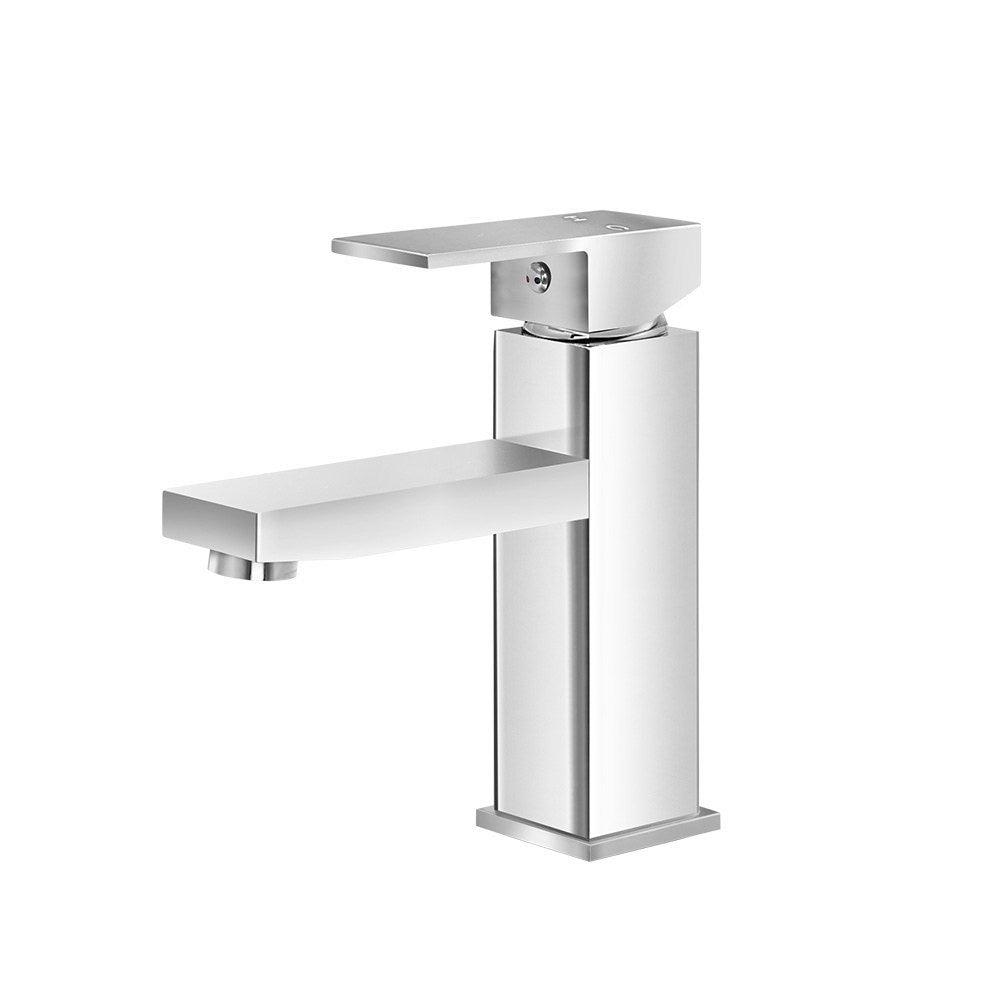 Cefito Square Basin Mixer Tap Chrome Silver