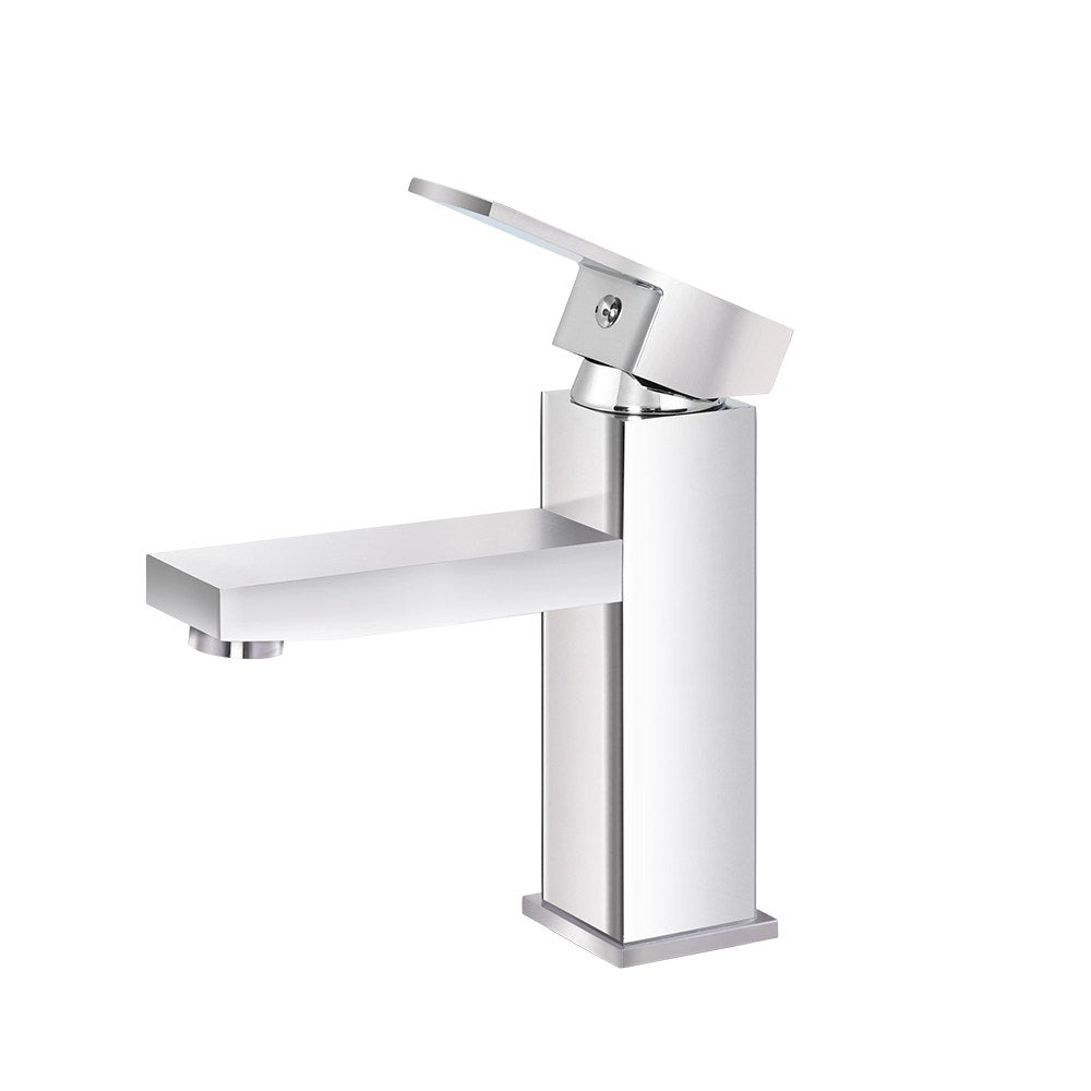 Cefito Square Basin Mixer Tap Chrome Silver
