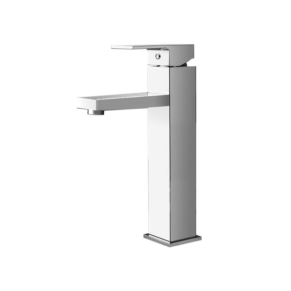 Cefito Square Tall Basin Mixer Tap Bathroom Chrome