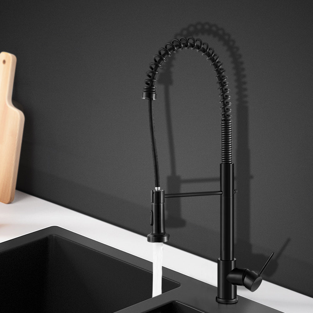 Cefito Norman Kitchen Mixer Tap Pull Down 2 Modes Black