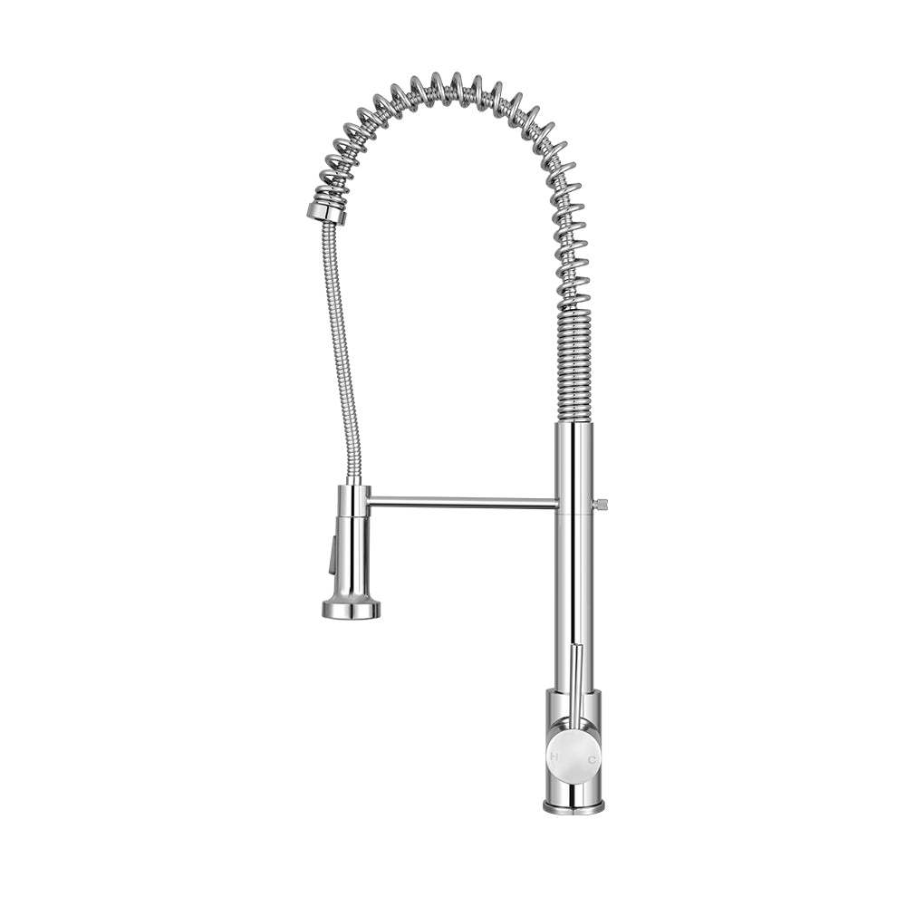 Cefito Pull-Down Kitchen Mixer Tap Chrome Gooseneck 2 Modes
