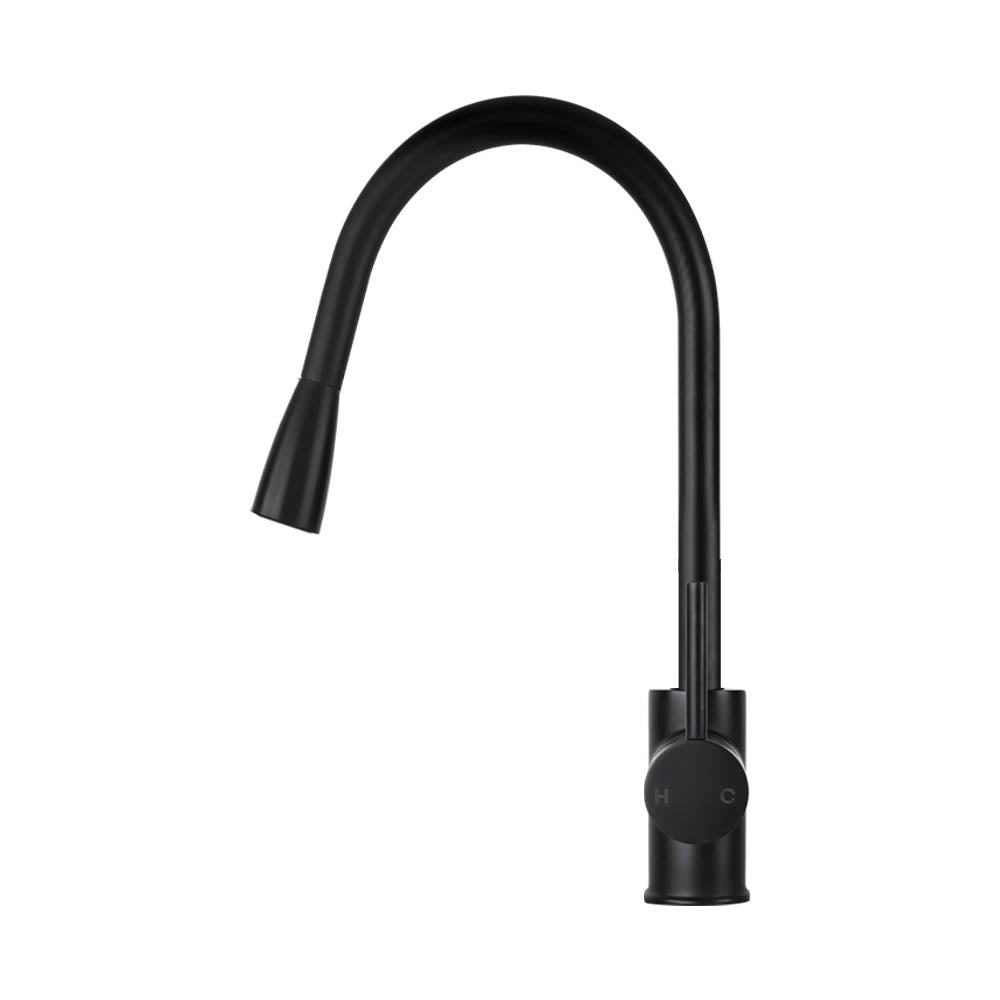 Cefito Kitchen Mixer Tap Pull-Out Black Gooseneck