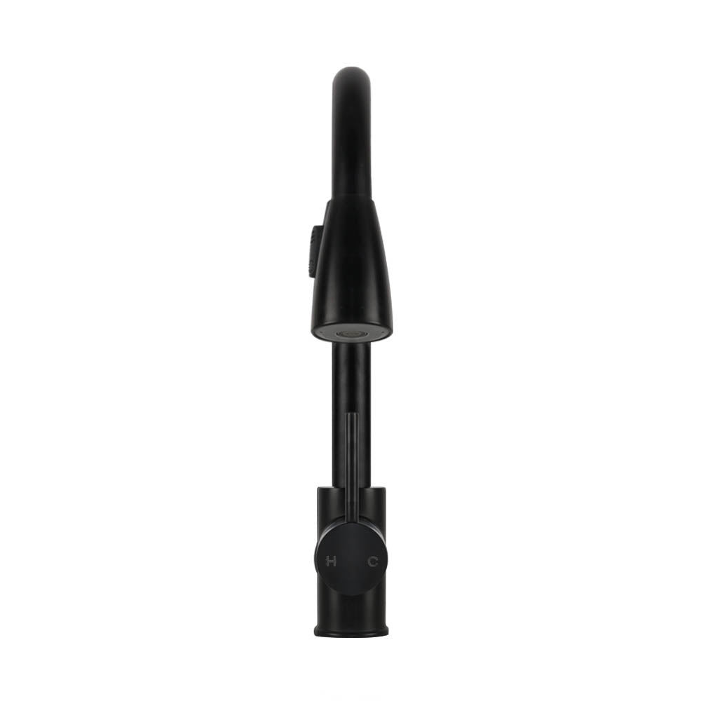 Cefito Kitchen Mixer Tap Pull-Out Black Gooseneck