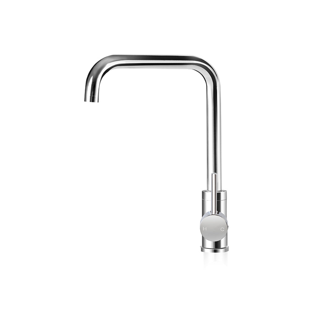 Cefito Kitchen Mixer Tap Chrome Gooseneck Swivel Basin Faucet