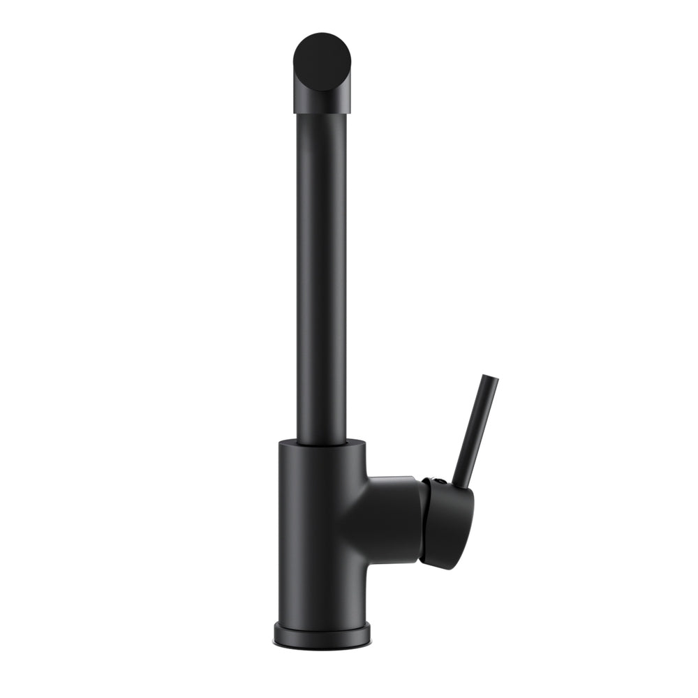 Rectangle Pull-Out Kitchen Mixer Tap Swivel Black