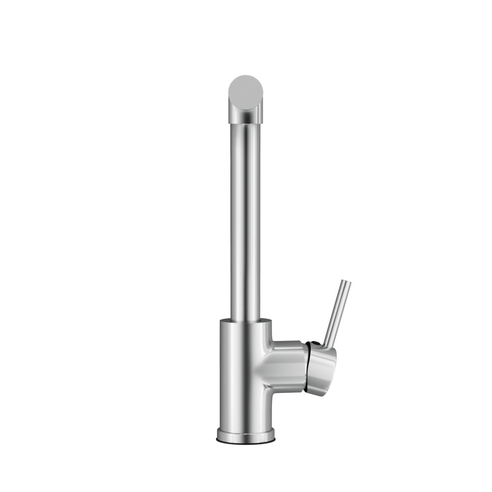 Rectangle Pull-Out Kitchen Mixer Tap Swivel Chrome