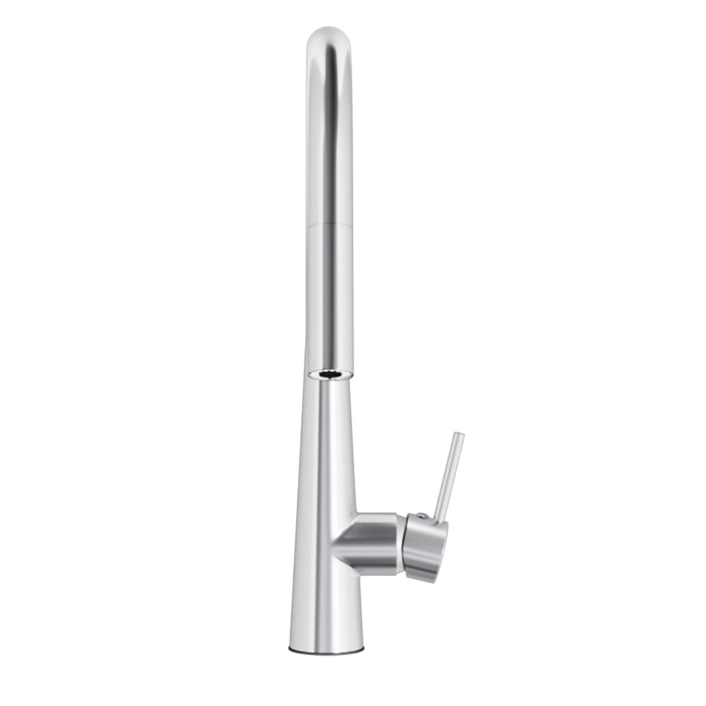Round Chrome Kitchen Mixer Tap Pull-Out Swivel 2-Mode