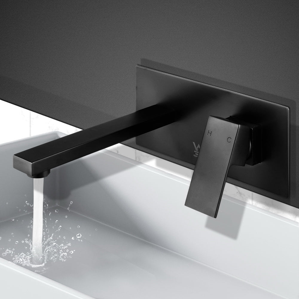 Allegra Bathroom Basin Mixer Tap Black Matte