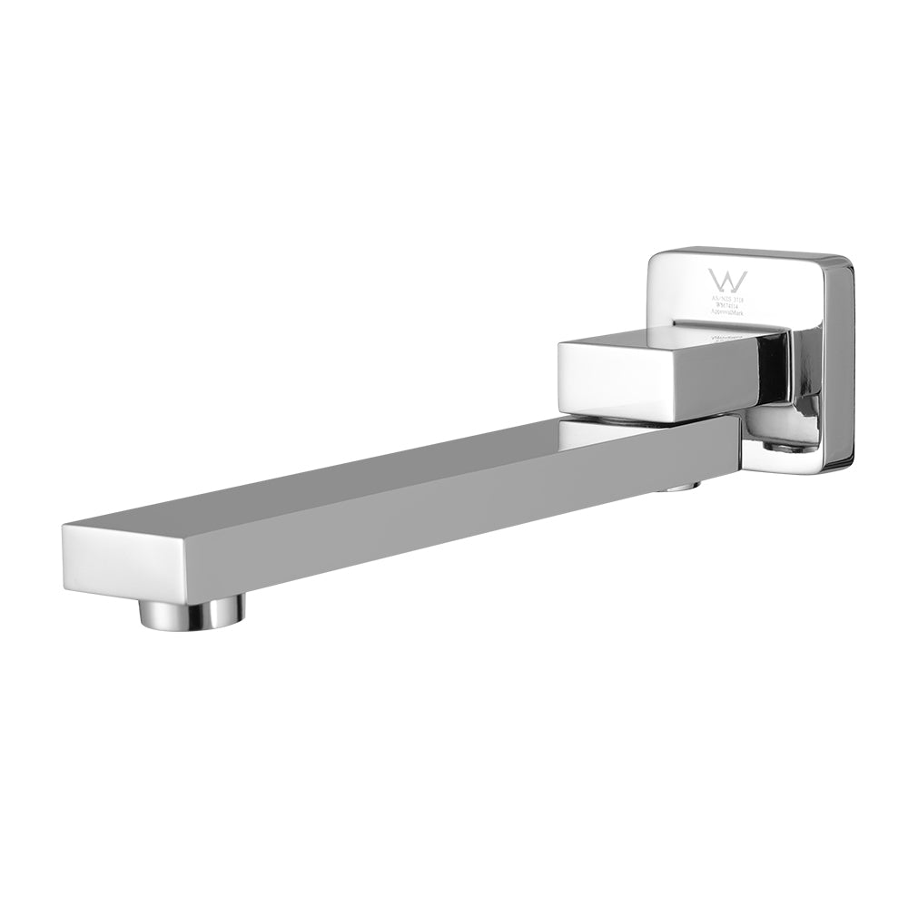 Cefito Wall Bath Tap Swivel Spout Chrome
